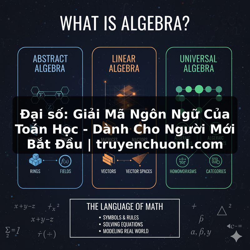 Đại số: Giải Mã Ngôn Ngữ Của Toán Học - Dành Cho Người Mới Bắt Đầu | truyenchuonl.com