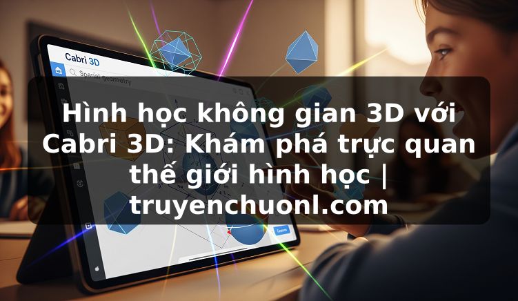 Hình học không gian 3D với Cabri 3D: Khám phá trực quan thế giới hình học | truyenchuonl.com