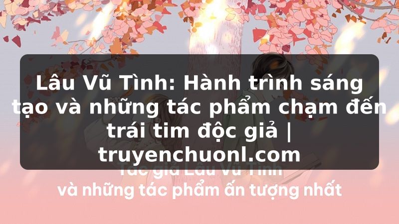 Lâu Vũ Tình: Hành trình sáng tạo và những tác phẩm chạm đến trái tim độc giả | truyenchuonl.com