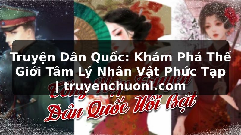 Truyện Dân Quốc: Khám Phá Thế Giới Tâm Lý Nhân Vật Phức Tạp | truyenchuonl.com